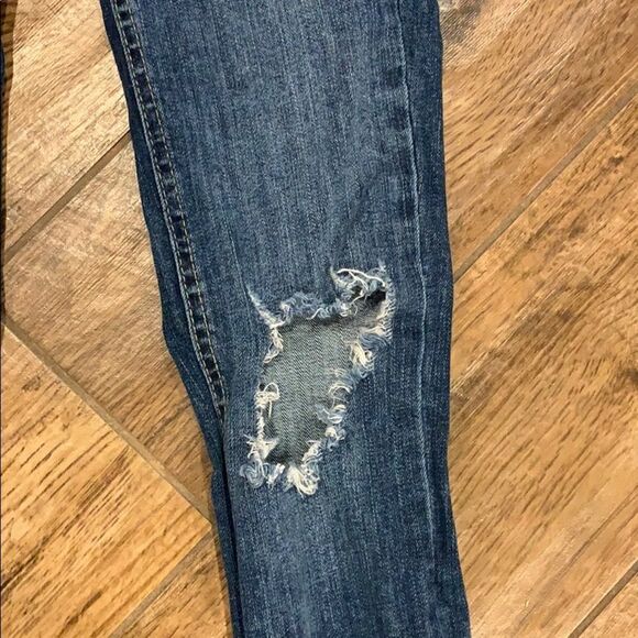 👖Free People Distressed Skinny Jeans Sz 24 - Picture 3 of 6